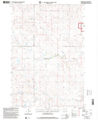 Download a high-resolution, GPS-compatible USGS topo map for Meadow SE, SD (2001 edition)