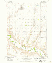 Download a high-resolution, GPS-compatible USGS topo map for Menno, SD (1958 edition)