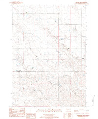 Download a high-resolution, GPS-compatible USGS topo map for Midland NE, SD (1983 edition)
