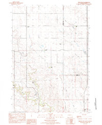 preview thumbnail of historical topo map of Haakon County, SD in 1982