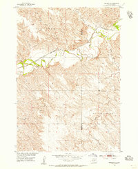 Download a high-resolution, GPS-compatible USGS topo map for Midland SE, SD (1966 edition)