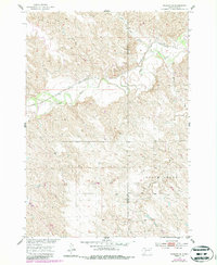 preview thumbnail of historical topo map of Haakon County, SD in 1954