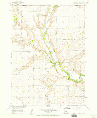Download a high-resolution, GPS-compatible USGS topo map for Milltown, SD (1958 edition)