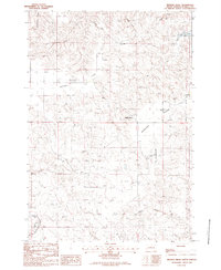 Download a high-resolution, GPS-compatible USGS topo map for Mission Ridge, SD (1983 edition)