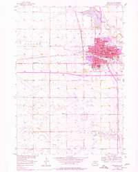 Download a high-resolution, GPS-compatible USGS topo map for Mitchell, SD (1977 edition)