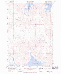 preview thumbnail of historical topo map of Dewey County, SD in 1968