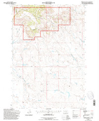 Download a high-resolution, GPS-compatible USGS topo map for Moreau Peak, SD (1996 edition)