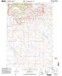 Download a high-resolution, GPS-compatible USGS topo map for Moreau Peak, SD (2007 edition)