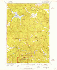 Download a high-resolution, GPS-compatible USGS topo map for Mount Rushmore, SD (1955 edition)