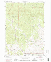Download a high-resolution, GPS-compatible USGS topo map for Mt Coolidge, SD (1989 edition)