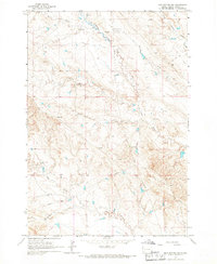 preview thumbnail of historical topo map of Butte County, SD in 1965