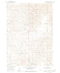 preview thumbnail of historical topo map of Mellette County, SD in 1951