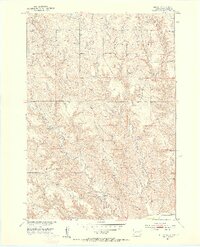 1951 Map of Murdo SW, 1953 Print