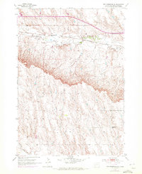 Download a high-resolution, GPS-compatible USGS topo map for New Underwood SW, SD (1972 edition)