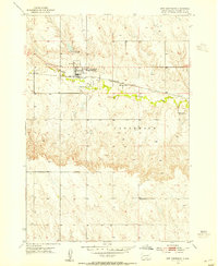 Download a high-resolution, GPS-compatible USGS topo map for New Underwood, SD (1955 edition)