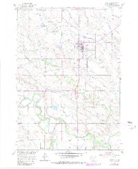 1951 Map of Newell, 1980 Print