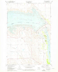 Download a high-resolution, GPS-compatible USGS topo map for Oahe Dam, SD (1976 edition)