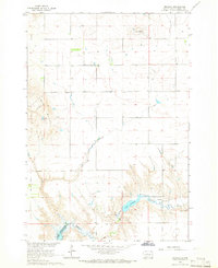 preview thumbnail of historical topo map of Sully County, SD in 1965