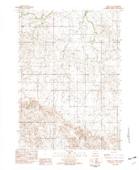 Download a high-resolution, GPS-compatible USGS topo map for Okreek SE, SD (1982 edition)