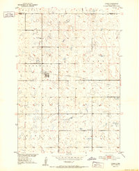 preview thumbnail of historical topo map of Onaka, Faulk County, SD in 1952