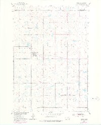 1950 Map of Onaka, 1978 Print