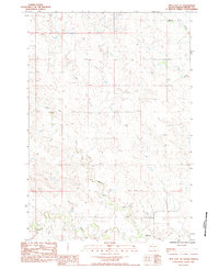 preview thumbnail of historical topo map of Meade County, SD in 1983
