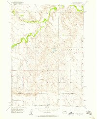 preview thumbnail of historical topo map of Meade County, SD in 1957