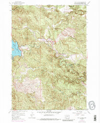Download a high-resolution, GPS-compatible USGS topo map for Pactola Dam, SD (1989 edition)