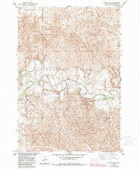 Download a high-resolution, GPS-compatible USGS topo map for Parade NW, SD (1987 edition)