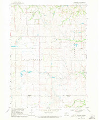 preview thumbnail of historical topo map of Mellette County, SD in 1969