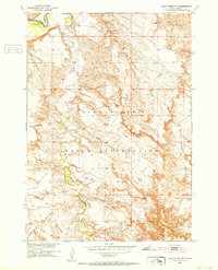 Download a high-resolution, GPS-compatible USGS topo map for Pass Creek NW, SD (1952 edition)