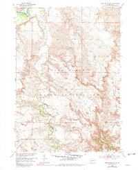 Download a high-resolution, GPS-compatible USGS topo map for Pass Creek NW, SD (1981 edition)
