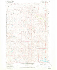 preview thumbnail of historical topo map of Dewey County, SD in 1970