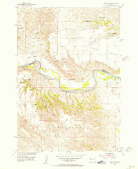 Download a high-resolution, GPS-compatible USGS topo map for Pedro NW, SD (1956 edition)