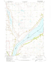 preview thumbnail of historical topo map of Roberts County, SD in 1971
