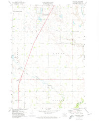 preview thumbnail of historical topo map of Roberts County, SD in 1971