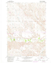 preview thumbnail of historical topo map of Haakon County, SD in 1953