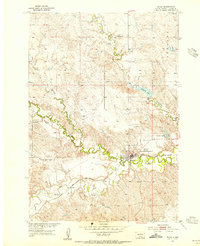 1953 Map of Haakon County, SD, 1955 Print