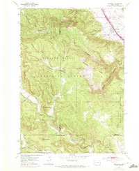 Download a high-resolution, GPS-compatible USGS topo map for Piedmont, SD (1972 edition)