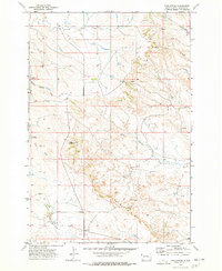 preview thumbnail of historical topo map of Harding County, SD in 1974