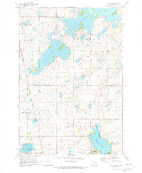 Download a high-resolution, GPS-compatible USGS topo map for Piyas Lake, SD (1973 edition)
