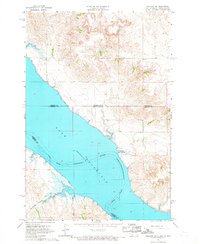 Download a high-resolution, GPS-compatible USGS topo map for Pollock NW, SD (1967 edition)