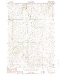 Download a high-resolution, GPS-compatible USGS topo map for Post Ranch, SD (1984 edition)