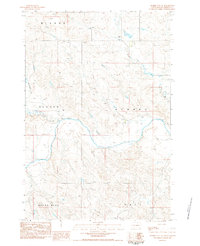 Download a high-resolution, GPS-compatible USGS topo map for Prairie City NE, SD (1984 edition)