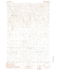 Download a high-resolution, GPS-compatible USGS topo map for Prairie City, SD (1984 edition)