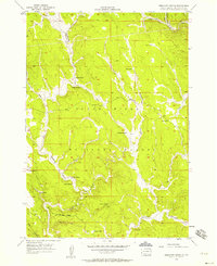 Download a high-resolution, GPS-compatible USGS topo map for Preacher Spring, SD (1958 edition)