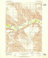 Download a high-resolution, GPS-compatible USGS topo map for Presho 4 NE, SD (1953 edition)