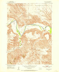 1951 Map of Tripp County, SD, 1953 Print