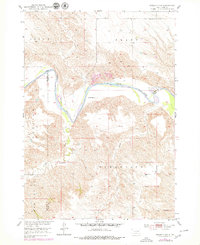 1951 Map of Tripp County, SD, 1979 Print