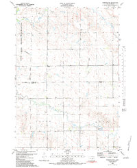 Download a high-resolution, GPS-compatible USGS topo map for Pukwana NE, SD (1983 edition)